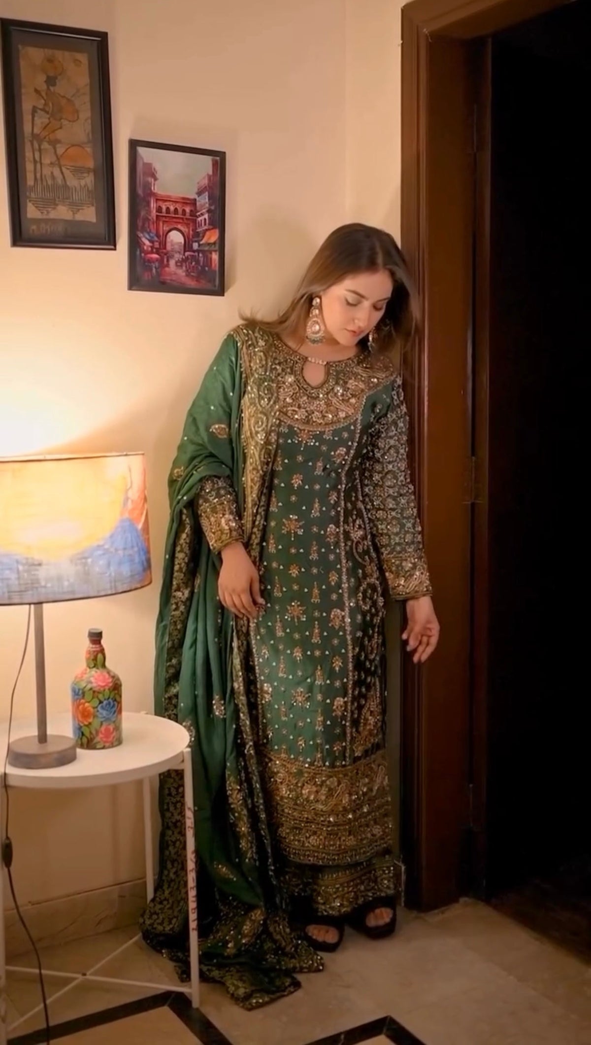 Heavy Embroidered Party Wear Kurta Palazzo Set with Dupatta for Women