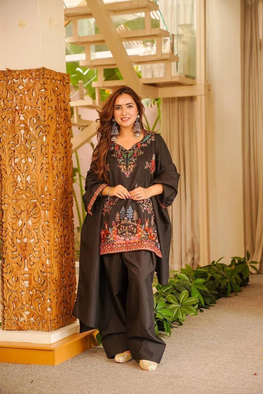 Women's Designer Farshi Palazzo Kurta Set with Dupatta