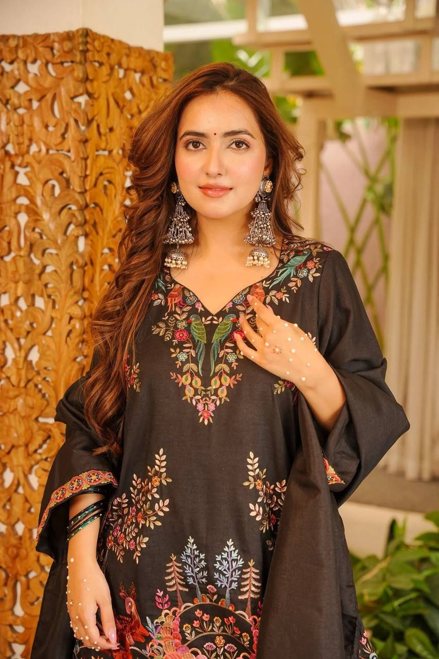 Women's Designer Farshi Palazzo Kurta Set with Dupatta